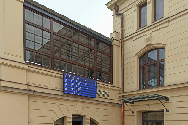 Hlavní nádraží České Budějovice, severní část hlavní budovy, 2024