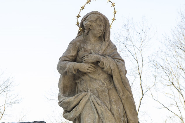 Klenová, Panna Marie Immaculata, po restaurování