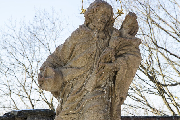 Klenová, sv. Jan Nepomucký, po restaurování