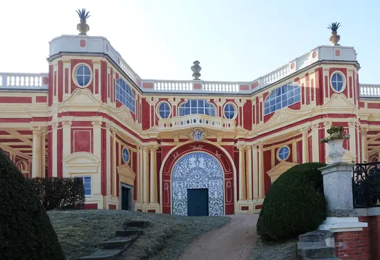 Dobříš, oranžerie, průčelí Dobříš, oranžerie, průčelí
