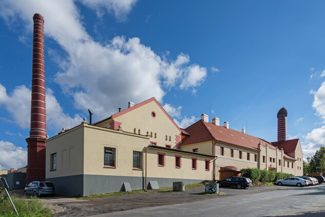 Pohled na pivovar od SZ, 2024