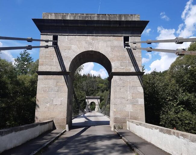 Řetězový most ve Stádlci Řetězový most ve Stádlci