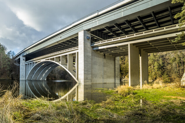 Vojslavický most, jižní strana, po rekonstrukci 2024