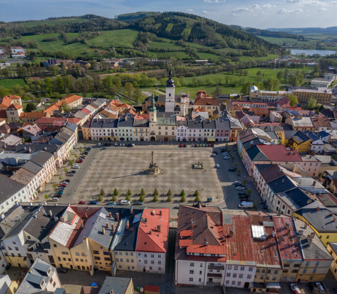 Centrum památkové rezervace je náměstí T. G. Masaryka, foto: Archiv města Moravská Třebová Centrum památkové rezervace je náměstí T. G. Masaryka, foto: Archiv města Moravská Třebová