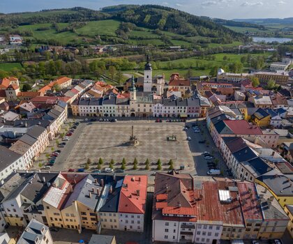 Centrum památkové rezervace je náměstí T. G. Masaryka, foto: Archiv města Moravská Třebová