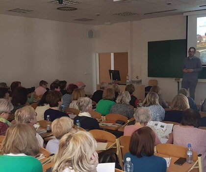 Přednáška pro U3V, foto: Mgr. Lucie Boukalová Přednáška pro U3V, foto: Mgr. Lucie Boukalová